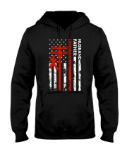 Electric Cable Lineman Husband Father Hooded Sweatshirt tile