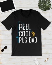 Fishing Reel Cool Pug Dad Fisherman Classic T-Shirt lifestyle-mens-crewneck-front-17