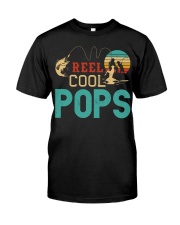 Retro Fishing Reel Cool Pops Premium Fit Mens Tee tile