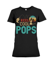 Retro Fishing Reel Cool Pops Premium Fit Ladies Tee tile