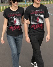 My Favorite Patriotic Lineman Calls Me Mom Classic T-Shirt apparel-classic-tshirt-lifestyle-front-142