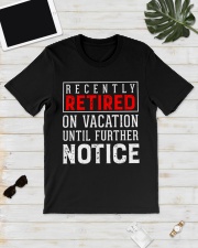 Recently Retired On Vacation Classic T-Shirt lifestyle-mens-crewneck-front-17