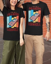 Funny Cornhole Player for Grandpa Classic T-Shirt apparel-classic-tshirt-lifestyle-front-149