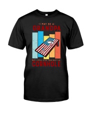 Funny Cornhole Player for Grandpa Classic T-Shirt front