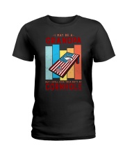 Funny Cornhole Player for Grandpa Ladies T-Shirt tile