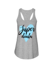 Super Doula Ladies Flowy Tank tile