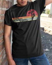 Retro Vintage Dad The Man Lineman Legend Classic T-Shirt apparel-classic-tshirt-lifestyle-27