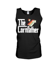 The Cornfather Funny cornhole Game Lover Dad Unisex Tank tile