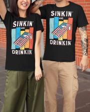 Sinkin' and Drinkin' Retro Cornhole Classic T-Shirt apparel-classic-tshirt-lifestyle-front-149