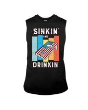 Sinkin' and Drinkin' Retro Cornhole Sleeveless Tee tile