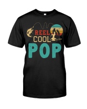 Retro Fishing Reel Cool Pop Premium Fit Mens Tee tile