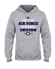 This is My Air Force Retirement Uniform Funny Hooded Sweatshirt tile