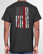 Fishing American Flag Rod USA Patriotic Fisherman Classic T-Shirt garment-tshirt-unisex-back-04