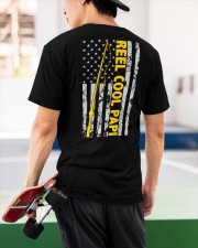 Reel Cool Papi USA Flag Fishing Fisherman Classic T-Shirt apparel-classic-tshirt-lifestyle-back-68