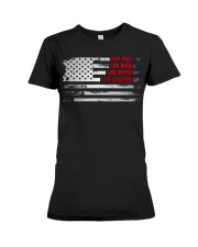 Pap Pap The Man Myth Legend American Flag Premium Fit Ladies Tee tile