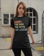 Babbo The Man Myth Legend Classic T-Shirt apparel-classic-tshirt-lifestyle-19