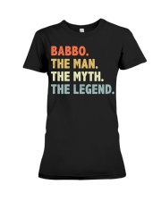 Babbo The Man Myth Legend Premium Fit Ladies Tee tile
