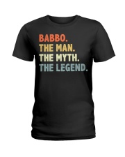 Babbo The Man Myth Legend Ladies T-Shirt tile