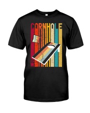 Retro style Cornhole board Outdoor game Classic T-Shirt front