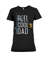 Fishing Reel Cool Dad Fisherman Premium Fit Ladies Tee tile