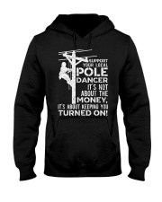 Support Your Pole Dancer Utility Electric Lineman Hooded Sweatshirt tile