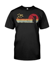 Retro Style Duck Hunting Premium Fit Mens Tee tile