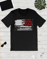 Big Daddy The Man Myth Legend American Flag Classic T-Shirt lifestyle-mens-crewneck-front-17