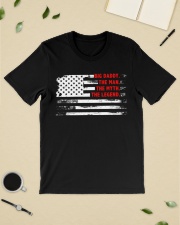 Big Daddy The Man Myth Legend American Flag Classic T-Shirt lifestyle-mens-crewneck-front-19