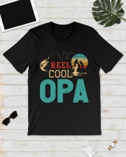 Retro Fishing Reel Cool Opa Classic T-Shirt lifestyle-mens-crewneck-front-17