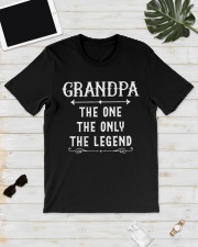 Grandpa The One The Only The Legend Classic T-Shirt lifestyle-mens-crewneck-front-17