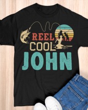 Retro Fishing Reel Cool John Classic T-Shirt apparel-classic-tshirt-lifestyle-front-154