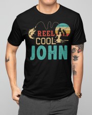 Retro Fishing Reel Cool John Classic T-Shirt apparel-classic-tshirt-lifestyle-front-164