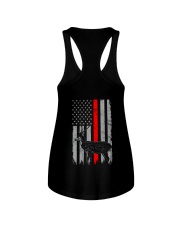 Axis Deer Hunting Thin Red Line Flag Ladies Flowy Tank tile