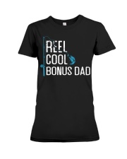 Fishing Reel Cool Bonus Dad Fisherman Premium Fit Ladies Tee tile