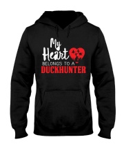 Duck Hunting My Heart belongs to a Duckhunter Hooded Sweatshirt tile