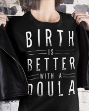Birth is better with a doula Premium Fit Ladies Tee apparel-premium-fit-ladies-tee-lifestyle-32