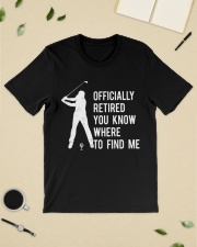 Officially Retired Golfing Retired Golfer Dad Classic T-Shirt lifestyle-mens-crewneck-front-19