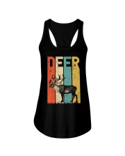 Deer Hunting retro style Ladies Flowy Tank tile