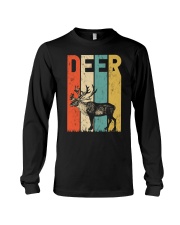 Deer Hunting retro style Long Sleeve Tee tile