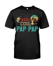 Retro Fishing Reel Cool Pap Pap Premium Fit Mens Tee tile