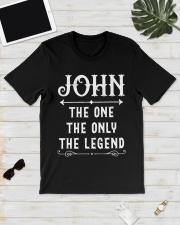 John The One The Only The Legend Classic T-Shirt lifestyle-mens-crewneck-front-17