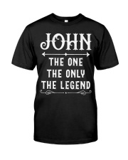 John The One The Only The Legend Premium Fit Mens Tee tile