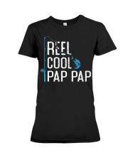 Fishing Reel Cool Pap Pap Fisherman Premium Fit Ladies Tee tile