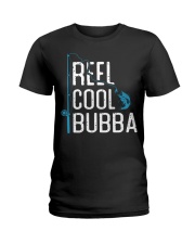 Fishing Reel Cool Bubba Fisherman Ladies T-Shirt tile