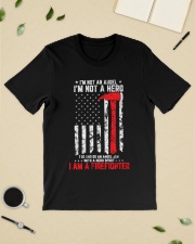Thin Red Line Firefighter Hero Flag Classic T-Shirt lifestyle-mens-crewneck-front-19