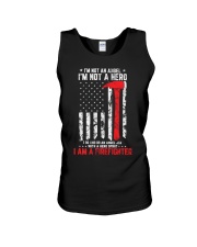Thin Red Line Firefighter Hero Flag Unisex Tank tile