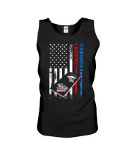 Thin Red Blue line Cornhole Legend Unisex Tank tile