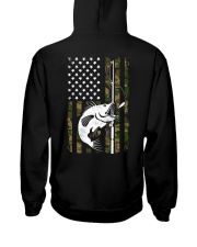 Fishing Camouflage American flag Fisherman Hooded Sweatshirt tile