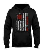 Best Firefighter Dad Ever American Flag Hooded Sweatshirt tile