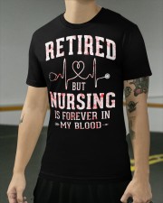 Retired But Nursing Forever In Blood Classic T-Shirt apparel-classic-tshirt-lifestyle-front-103